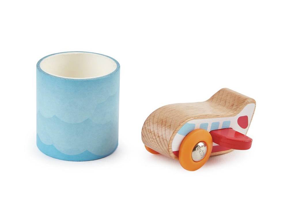 MINI AVIÓN CON PISTA