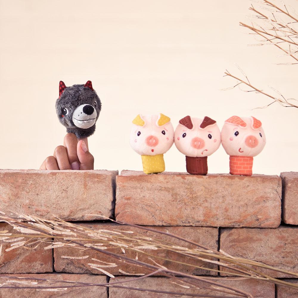 MARIONETAS DE DEDOS DE LOS TRES CERDITOS