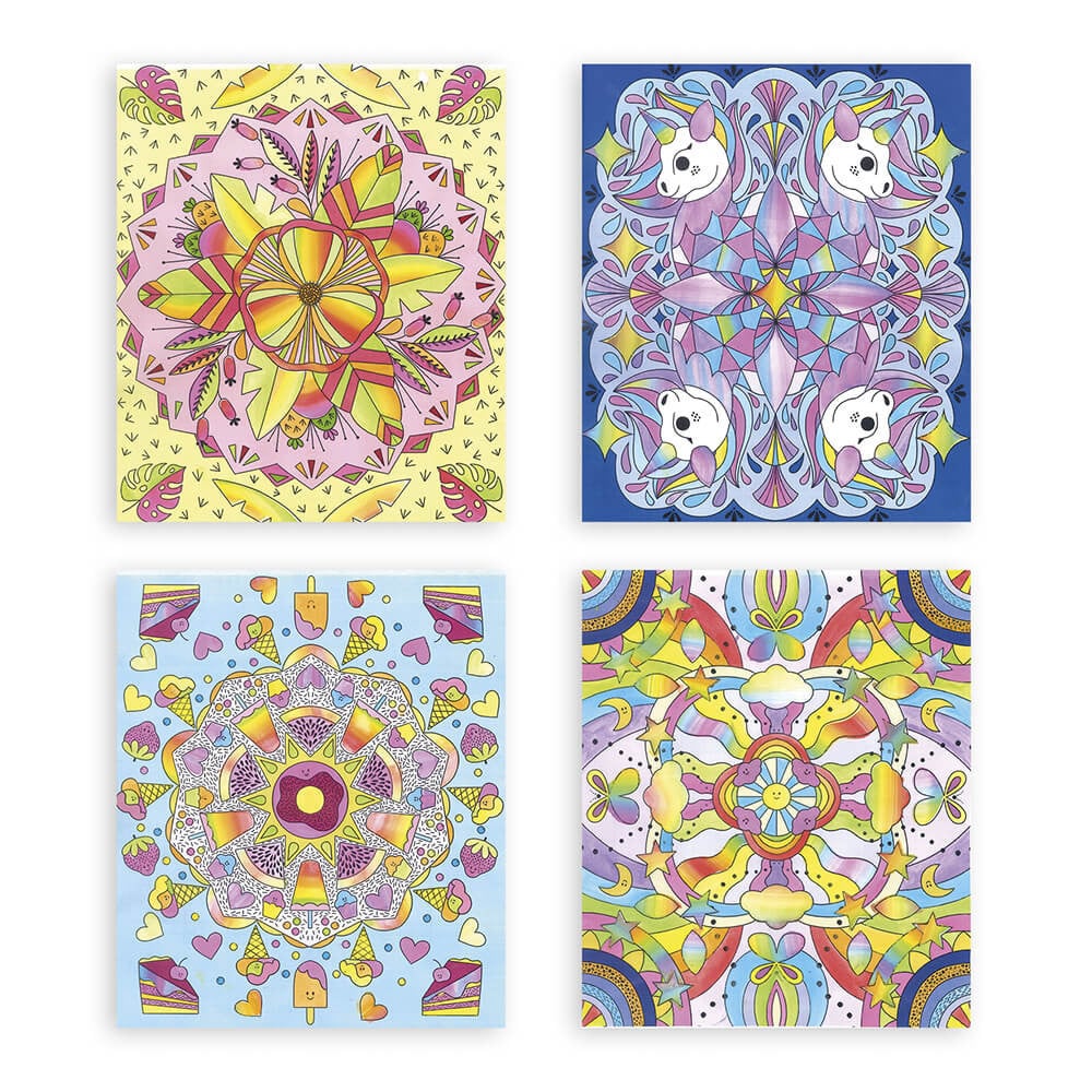PINTURA ARCO IRIS MANDALAS