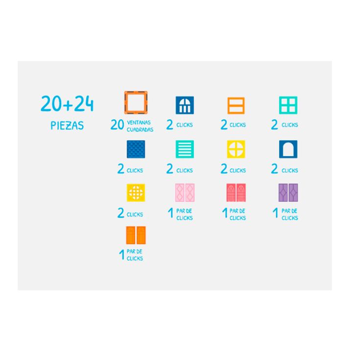 BRAINTOYS IMANIX COOL WINDOWS 20 PIECES