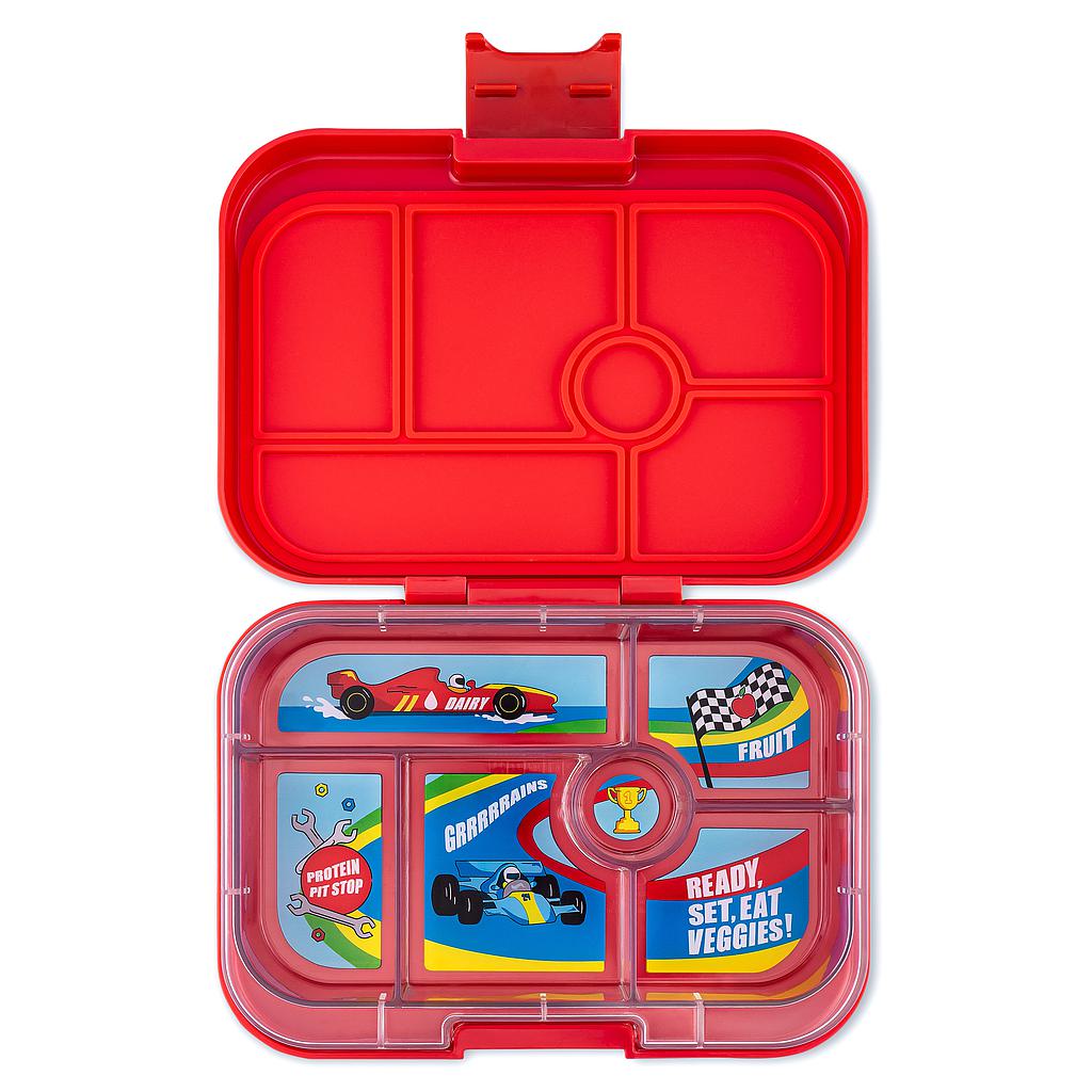 Tupper Yumbox con 6 apartados, Rojo