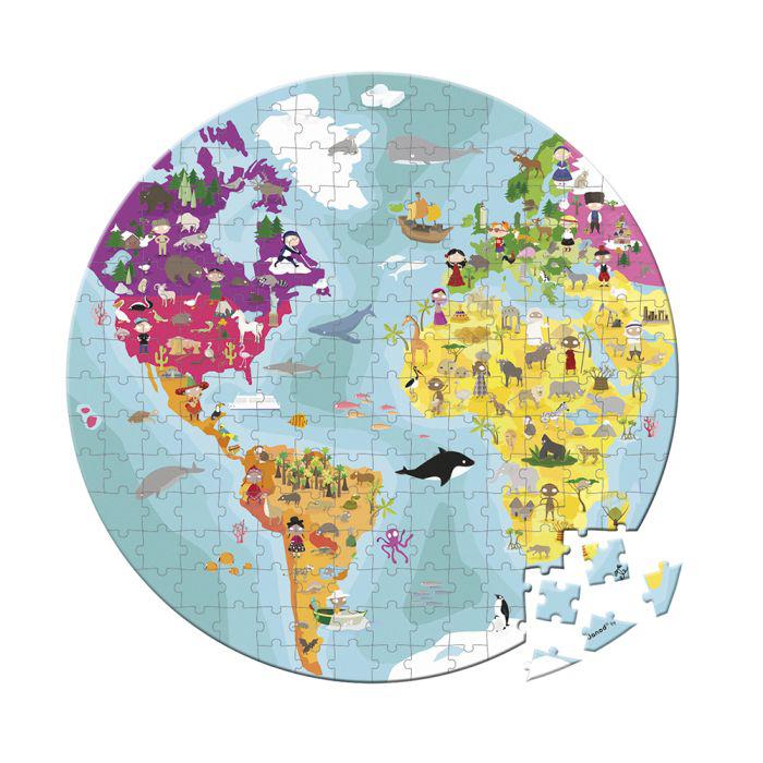 PUZLE ILUSTRADO A DOS CARAS "PLANETA AZUL" 208 PZAS.