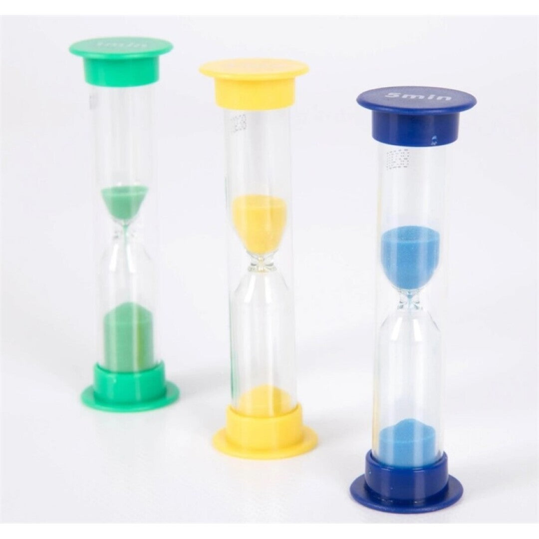 Tickit Set de relojes de arena mini 1/3/5 minutos