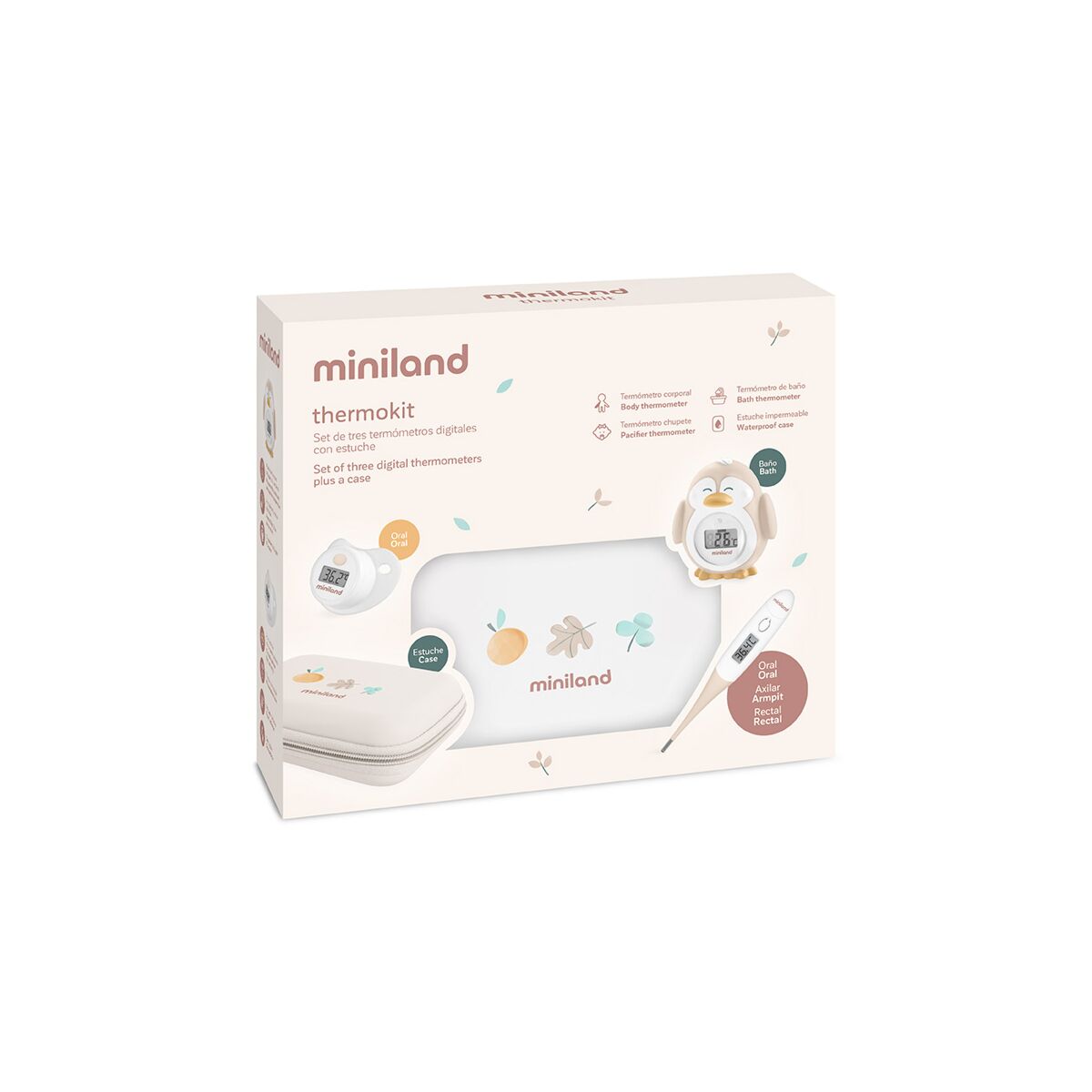 Miniland - Set de termómetros - Thermokit