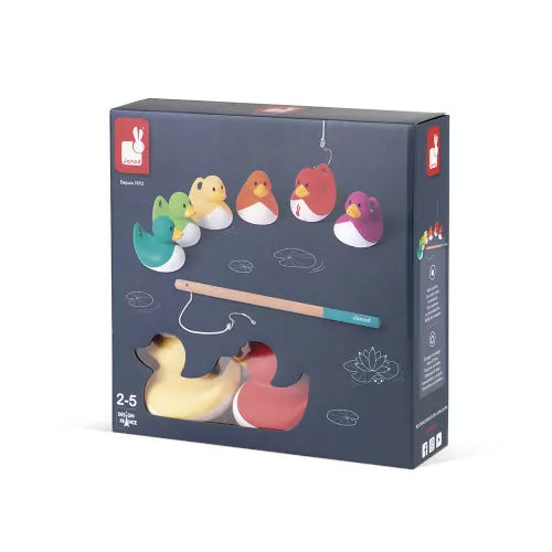 Juego de pesca con caña