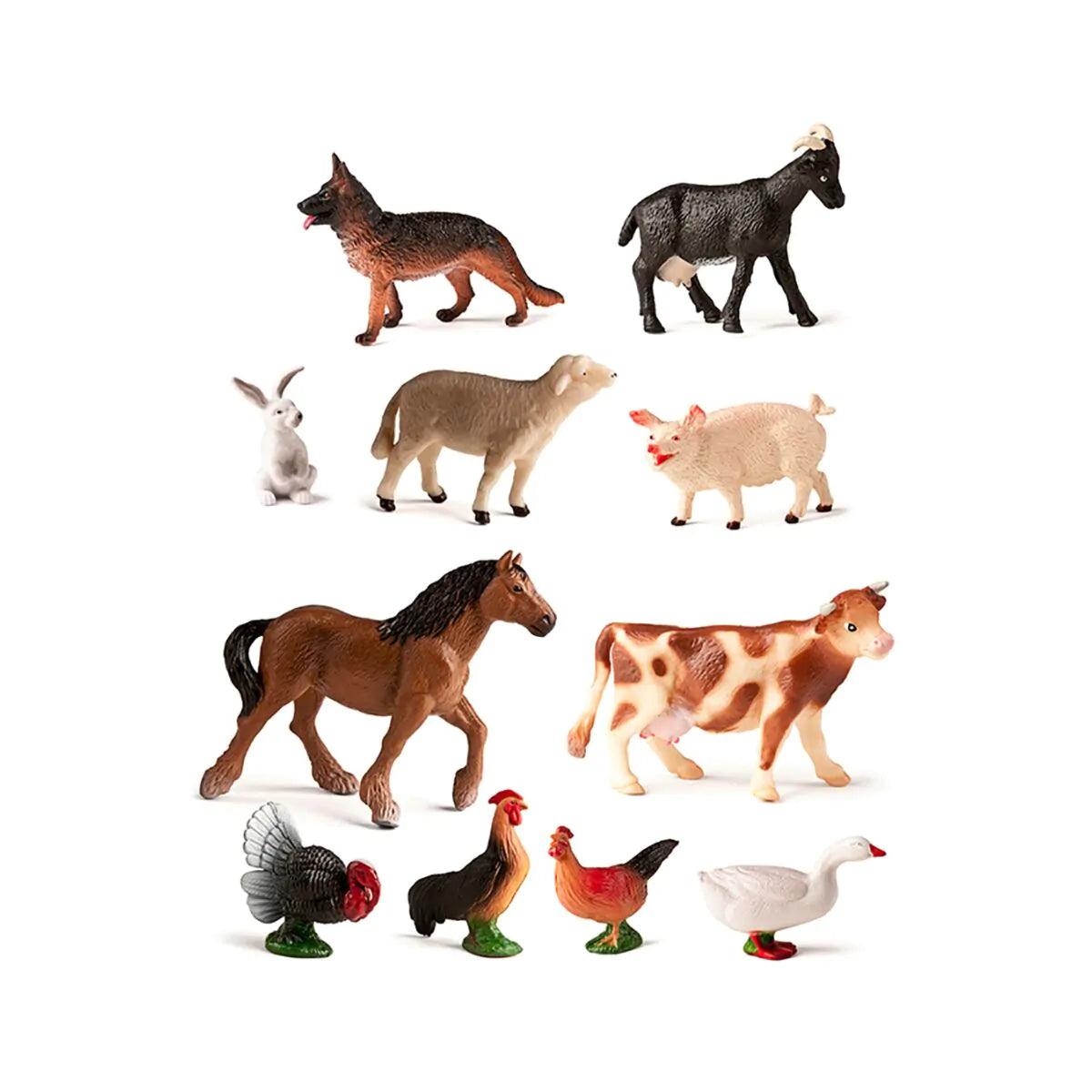 Farm Animals 11 Figures