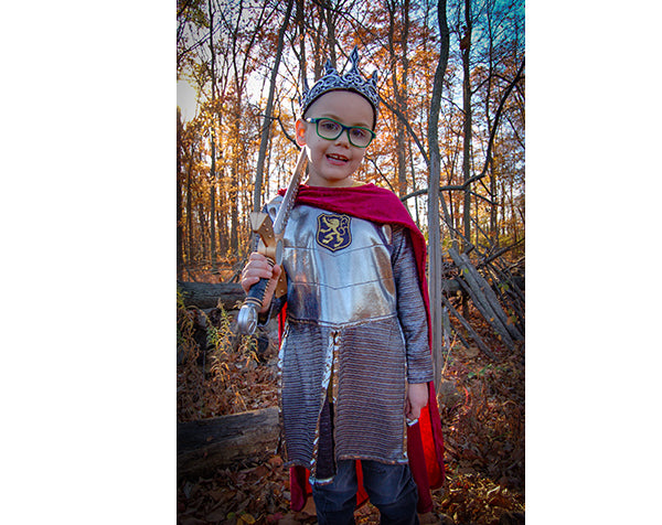 Disfraz de caballero con capa