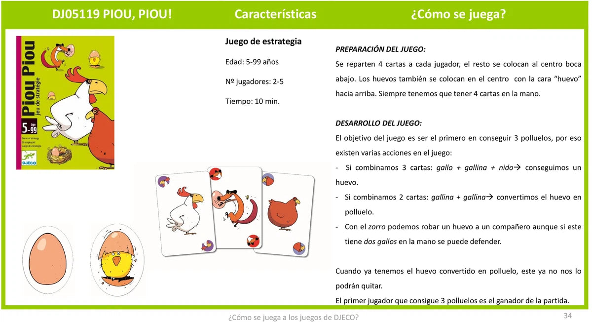 CARTES PIOU PIOU