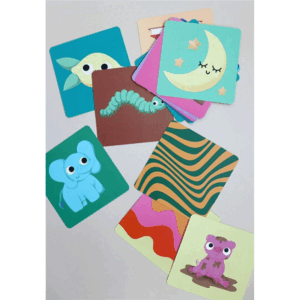 Cartas Contraste para bebés Colores