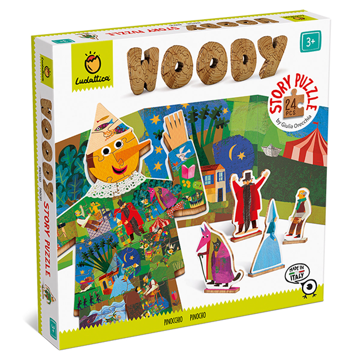 WOODY STORY PUZZLE - PINOCHO (24 piezas)