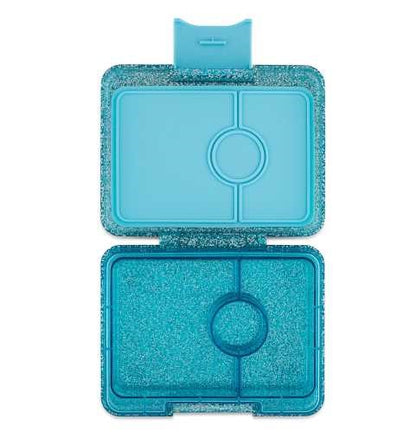 YUMBOX SNACK 3C GLITTER AZUL