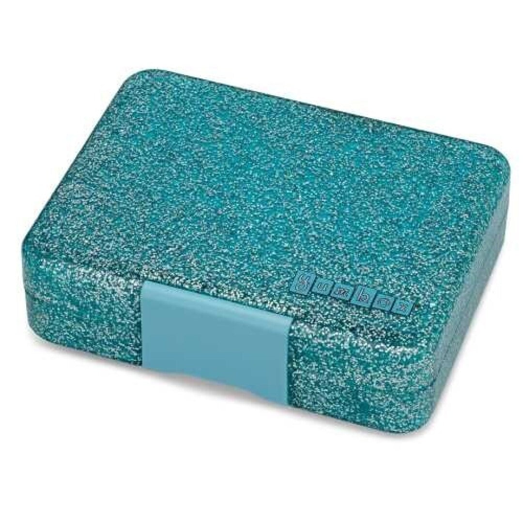 YUMBOX SNACK 3C GLITTER AZUL
