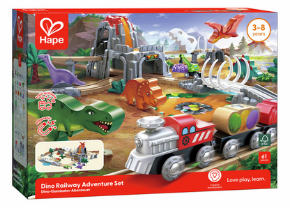 Conjunto de aventura ferroviaria Dino