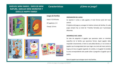 Cartas Mini family