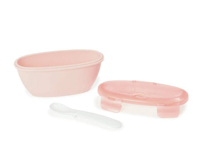 CORAL TRAVEL BOWL AND SPOON