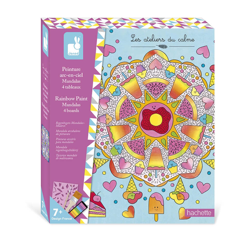PINTURA ARCO IRIS MANDALAS