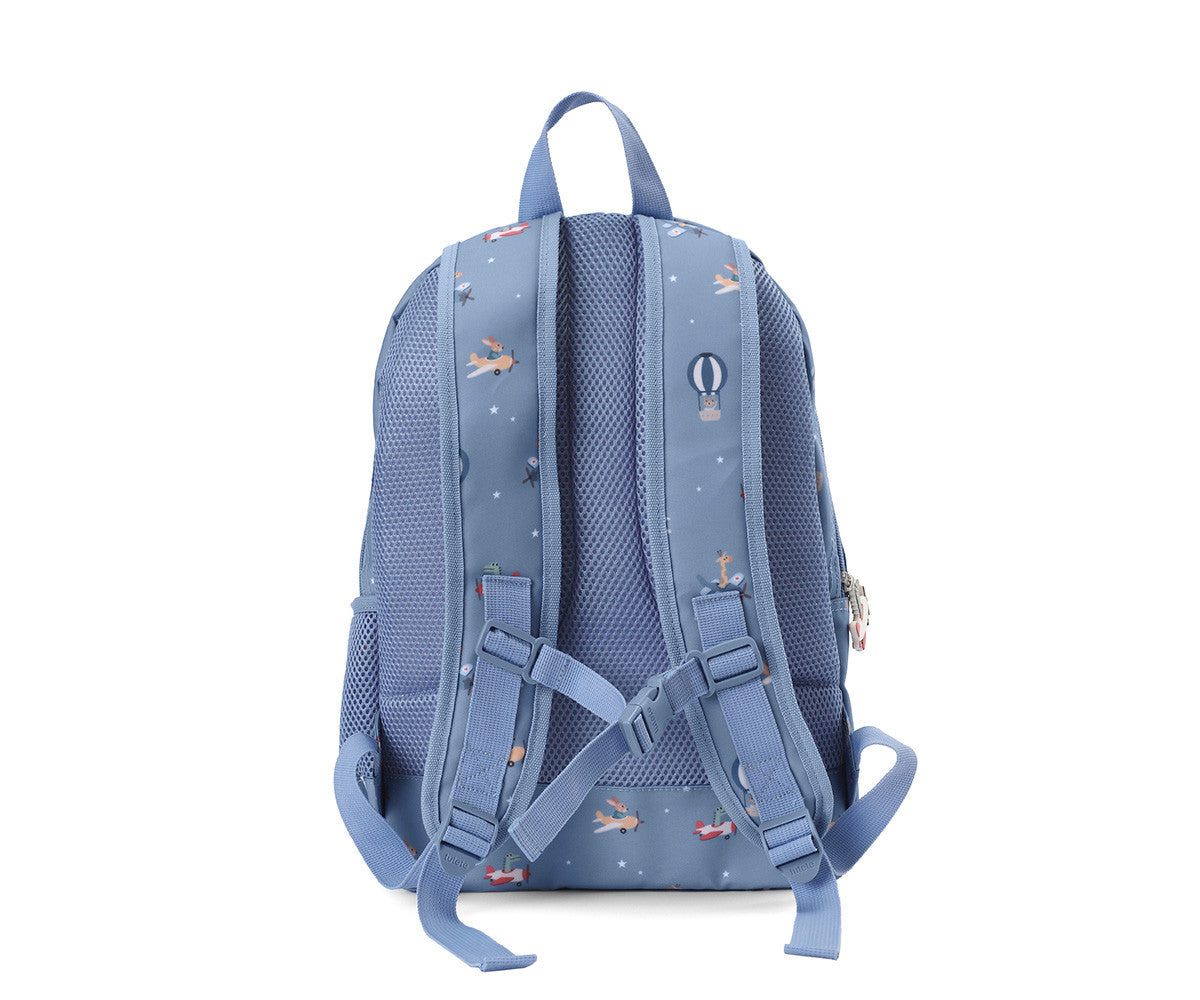 Mochila Mediana Planes + Llavero Personalizable