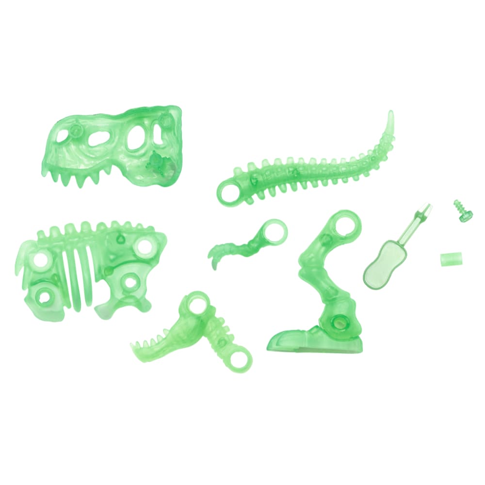 KIT CONSTRUCCIÓN T-REX (brilla en la oscuridad)