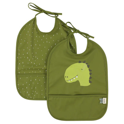 Babero impermeable 2-pack - Mr.Dino