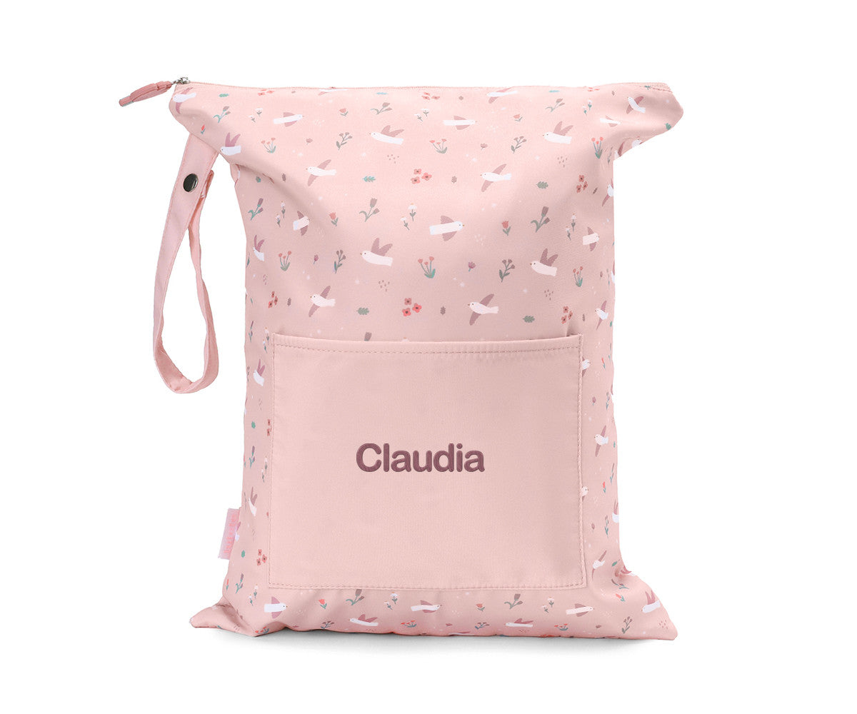 Bolsa Impermeable Grande Blossom Birds Personalizable