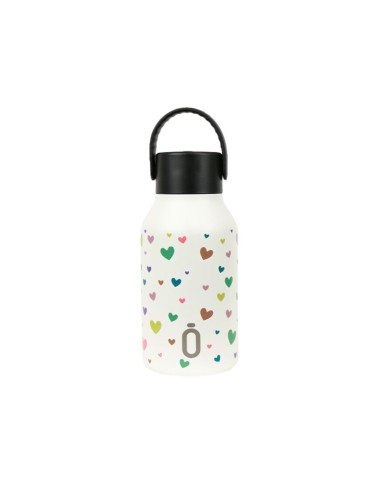 Botella de agua termica Runbott 35 cl Confeti corazones