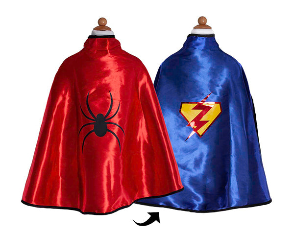 CAPA REVERSIBLE, SUPERHEROE/ ARAÑA