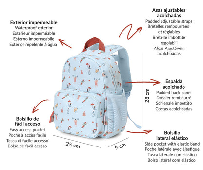 Mochila Infantil Circus Show Personalizable