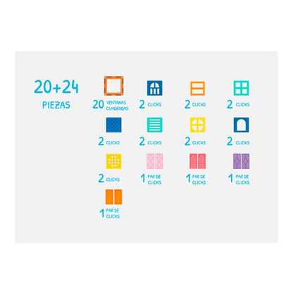 BRAINTOYS IMANIX COOL WINDOWS 20 PIECES