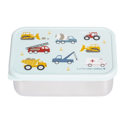 CAJA ALMUERZO ACERO COCHES