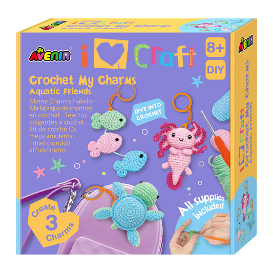 I Love Craft - Crea tus Amuletos de Ganchillo Amigos Acuáticos