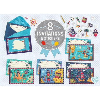 Invitacions de Aniversaris 'Tots a Bord' per a Festes Creatives