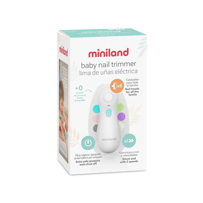 Miniland - Lima de uñas eléctrica - Baby Nail Trimmer