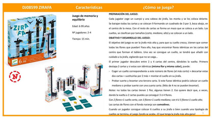JUEGO ZIRAFA