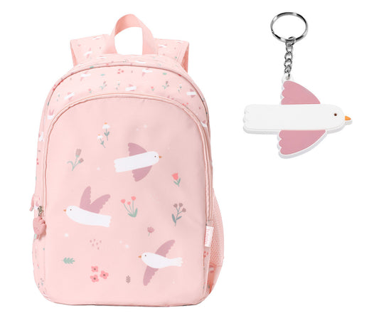 Mochila Mediana Mouse Fairies + Llavero Personalizable