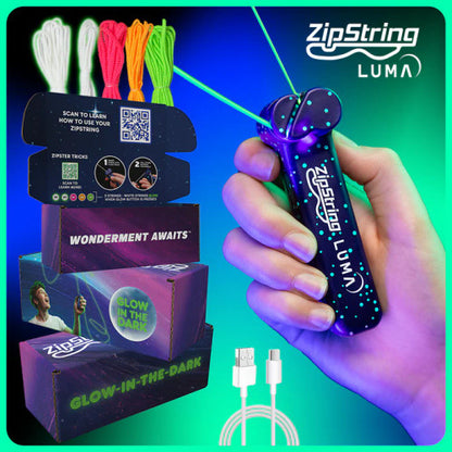 ZipString LUMA - Cuerda Voladora que Desafía la Gravedad Luma| Ciencia y Diversión