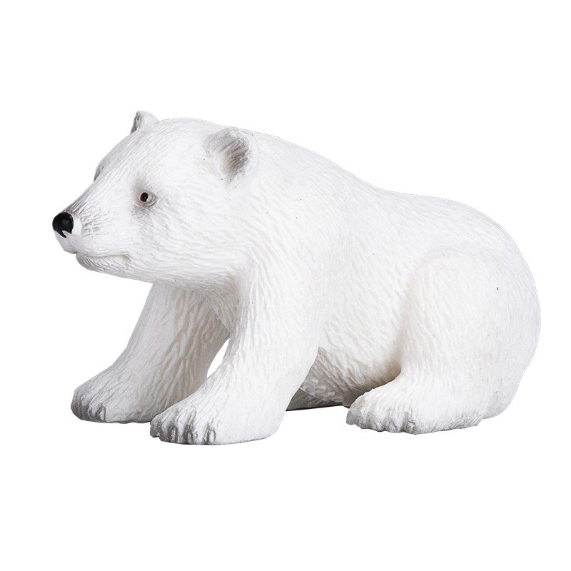 Oso polar bebé sentado