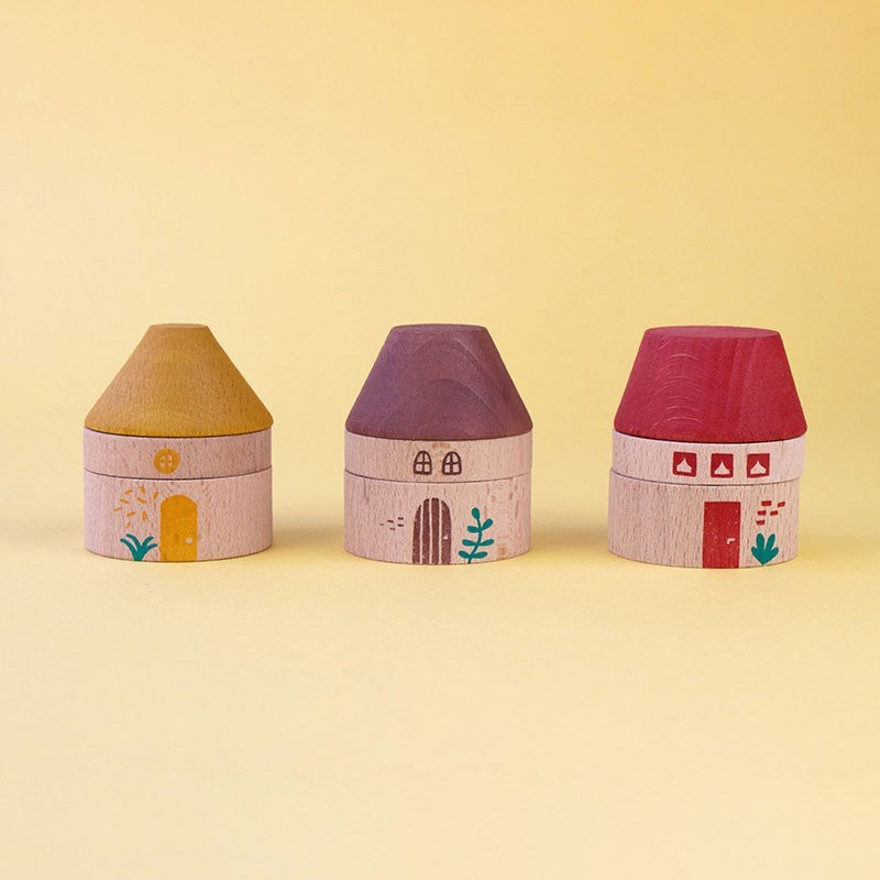 Wooden Toy - MY 3 LITTLE PIGS