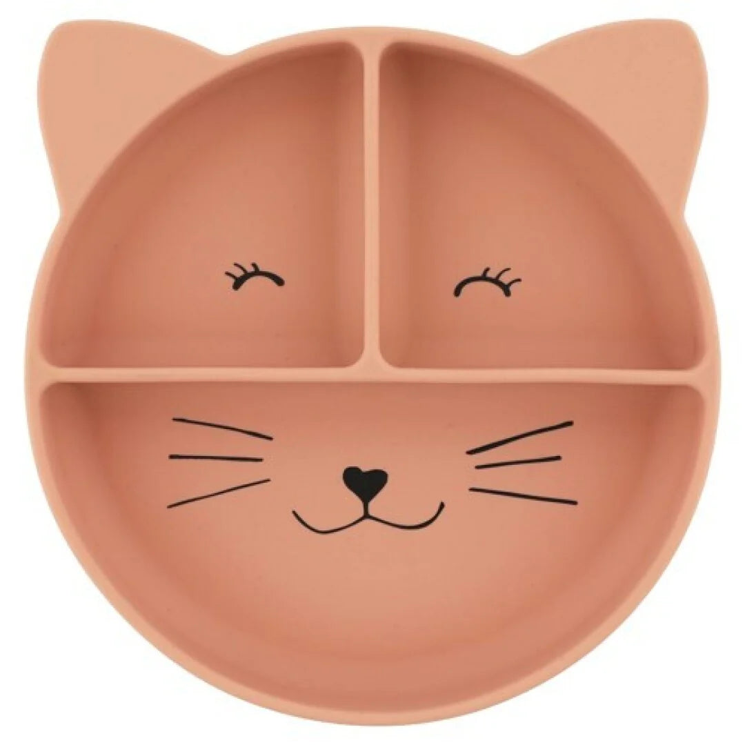 Plato con Ventosa y Divisiones Gato (Mrs. Cat) - Trixie