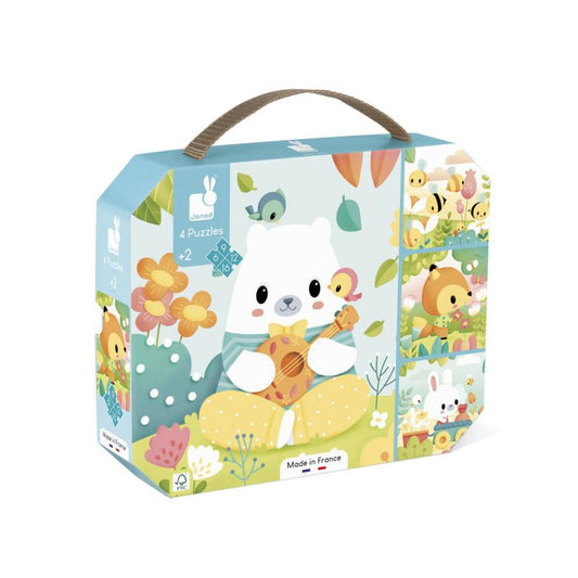 PURE- 4 PUZLES (6, 9, 12, 16 PIEZAS)