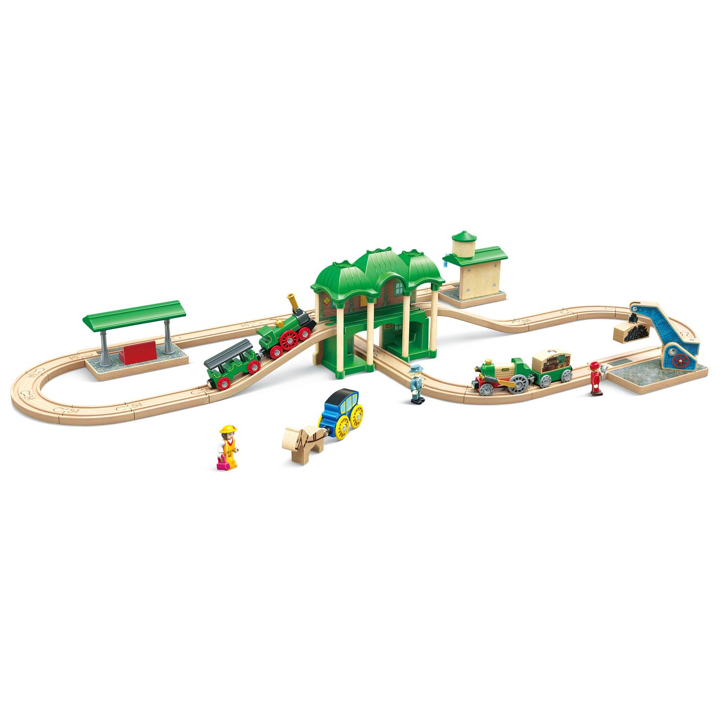 Joc de Blocs de Construcció Tren de Ciutat
