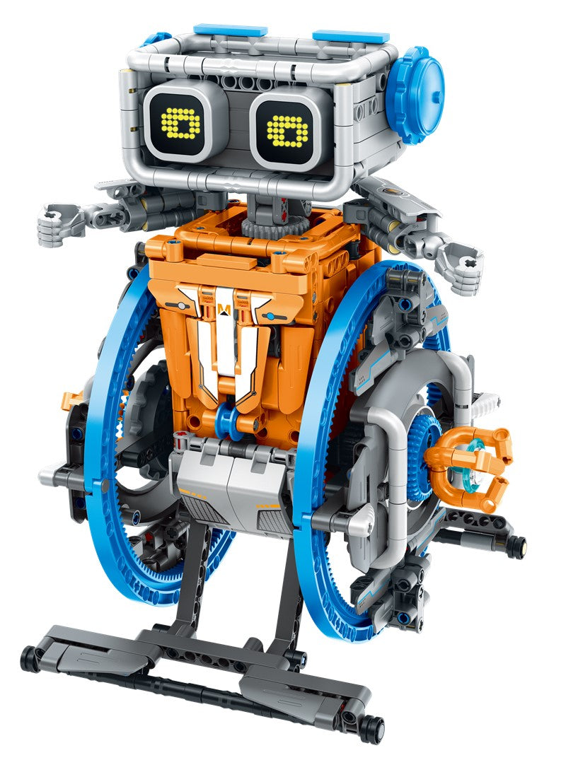 iMMaster Robot radio control azul y naranja 5 en 1 - 746 pzas.