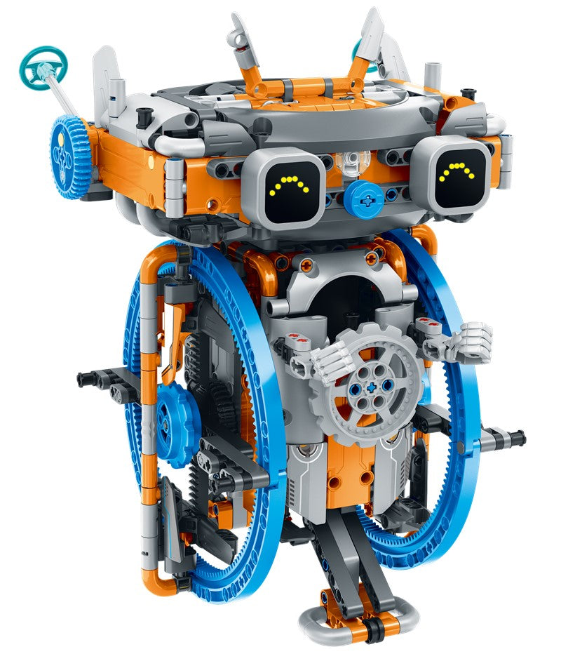iMMaster Robot radio control azul y naranja 5 en 1 - 746 pzas.