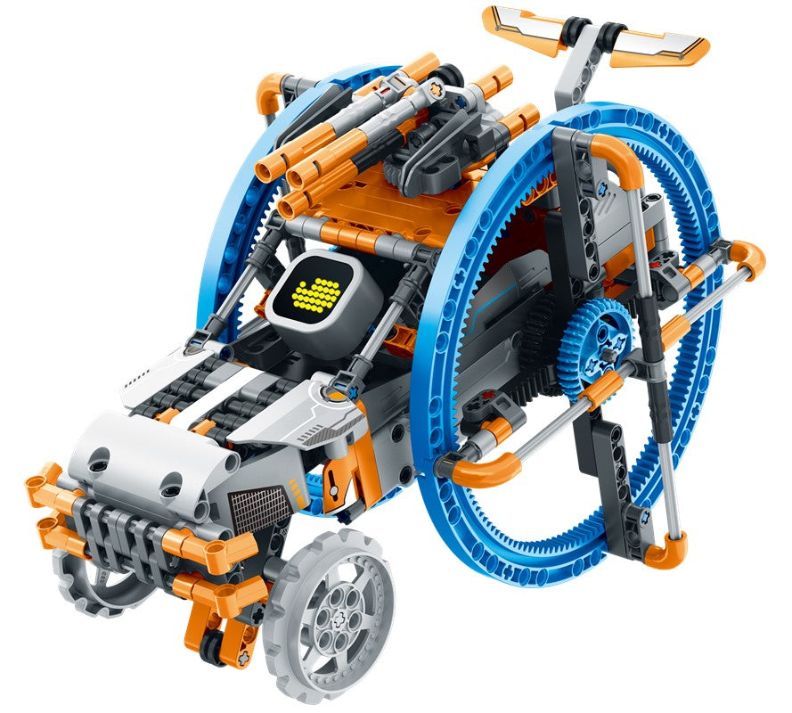 iMMaster Robot radio control azul y naranja 5 en 1 - 746 pzas.