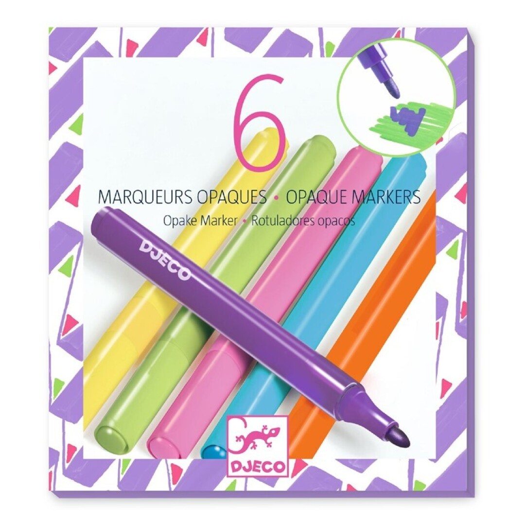 Rotuladores Opacos Años 80 para Colorear y Estimular la Creatividad