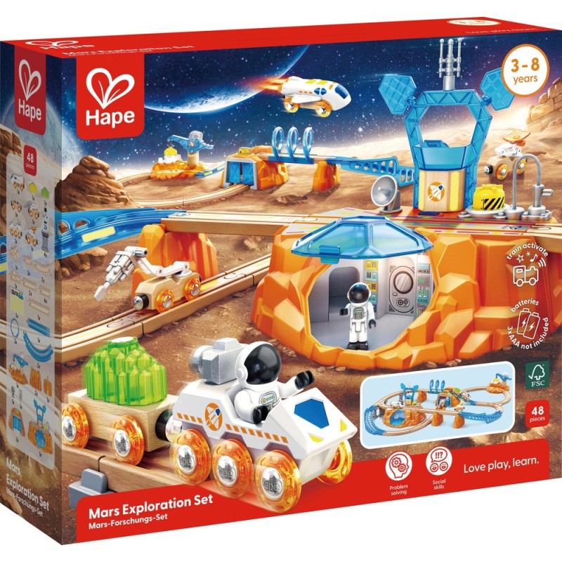 Set ferroviario exploraciones en Marte