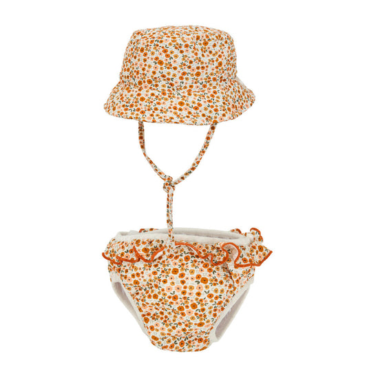 SET BAÑADOR PAÑAL + GORRO