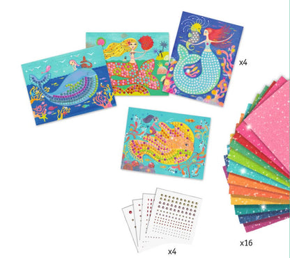 Collage Cuadros de mosáicos El canto de las sirenas