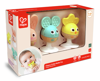 Set de Sonall i Mossegador Montessori per a Nadons 0-12 Mesos