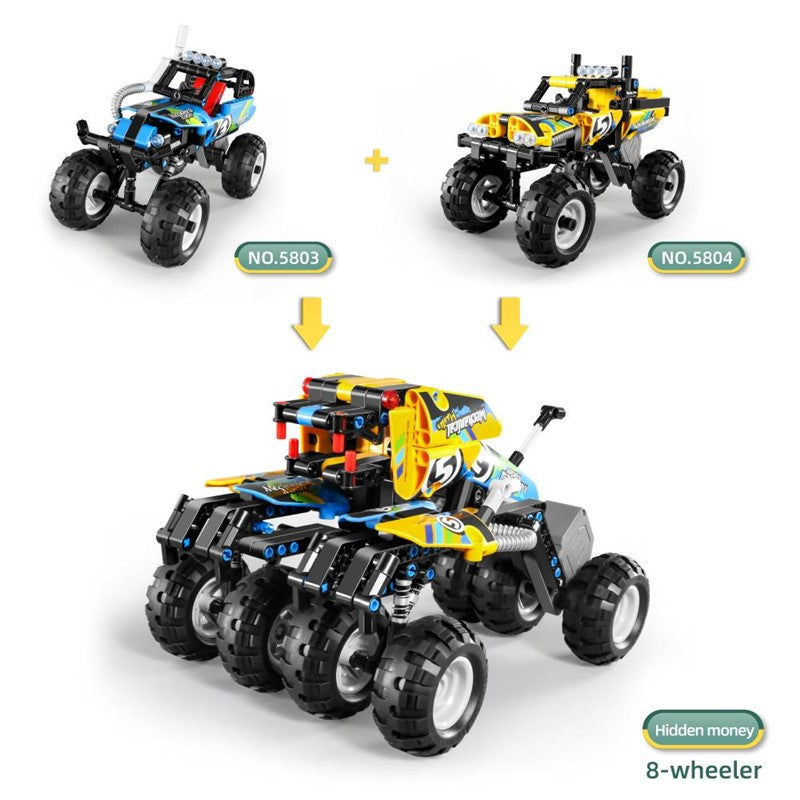 iMMaster Todoterreno 4x4 azul - 193 pzas