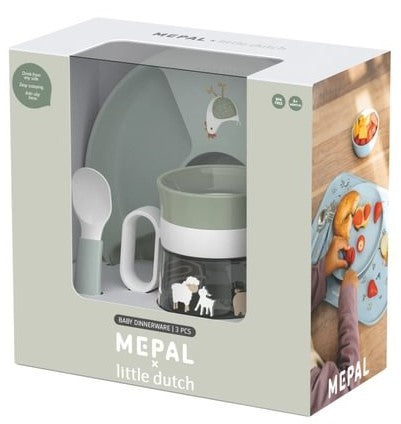 VAJILLA BEBÉ MIO 3 PCS PEQUEÑA GRANJA